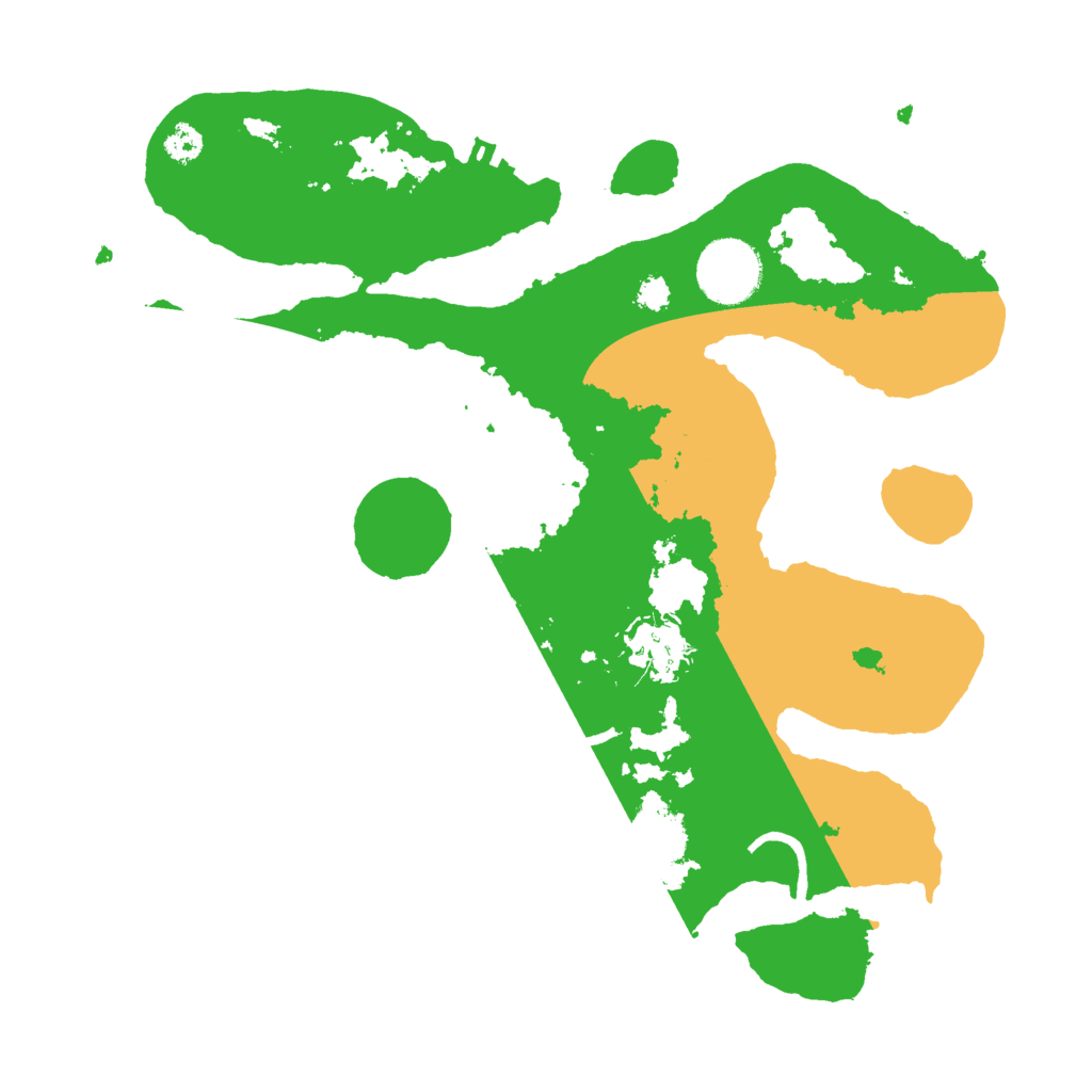 Biome Rust Map: Procedural Map, Size: 3000, Seed: 891191