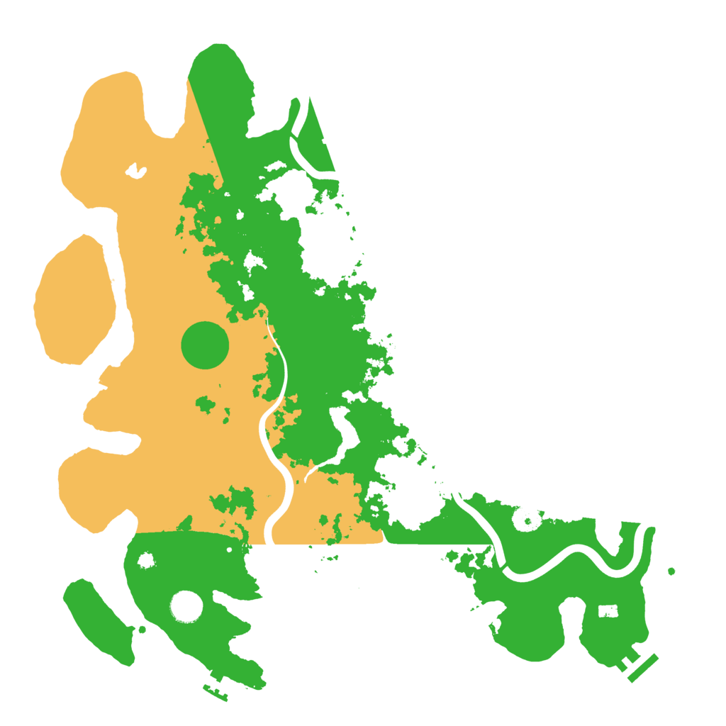 Biome Rust Map: Procedural Map, Size: 4000, Seed: 1390907979