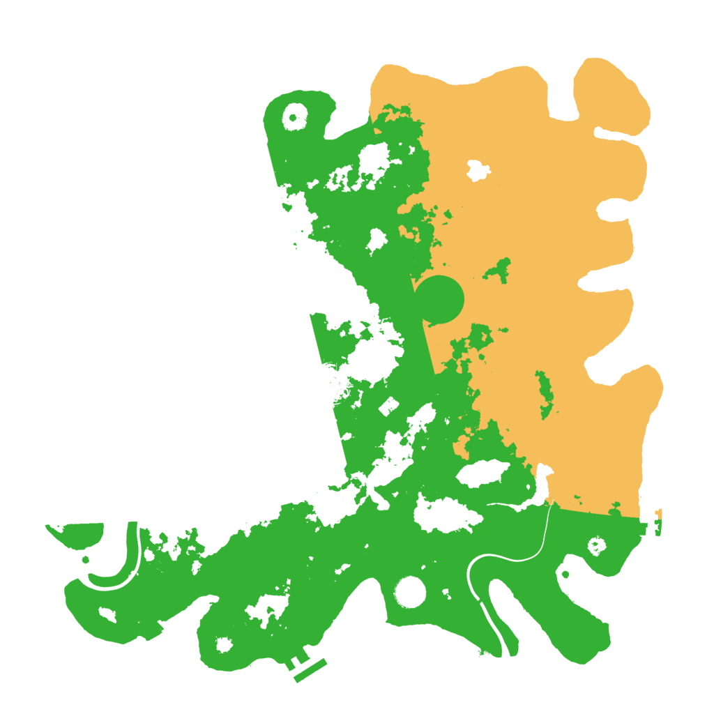 Biome Rust Map: Procedural Map, Size: 4000, Seed: 841960