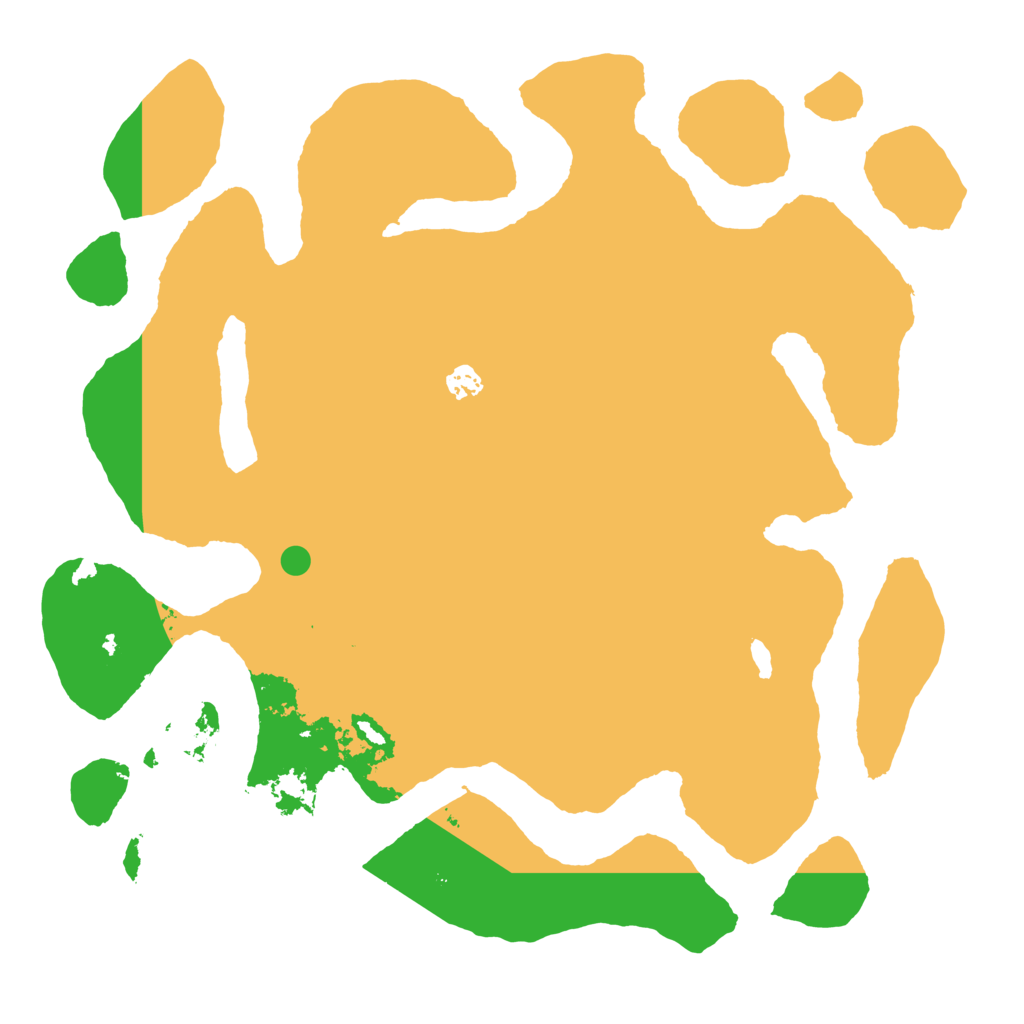 Biome Rust Map: Barren, Size: 4500, Seed: 3800