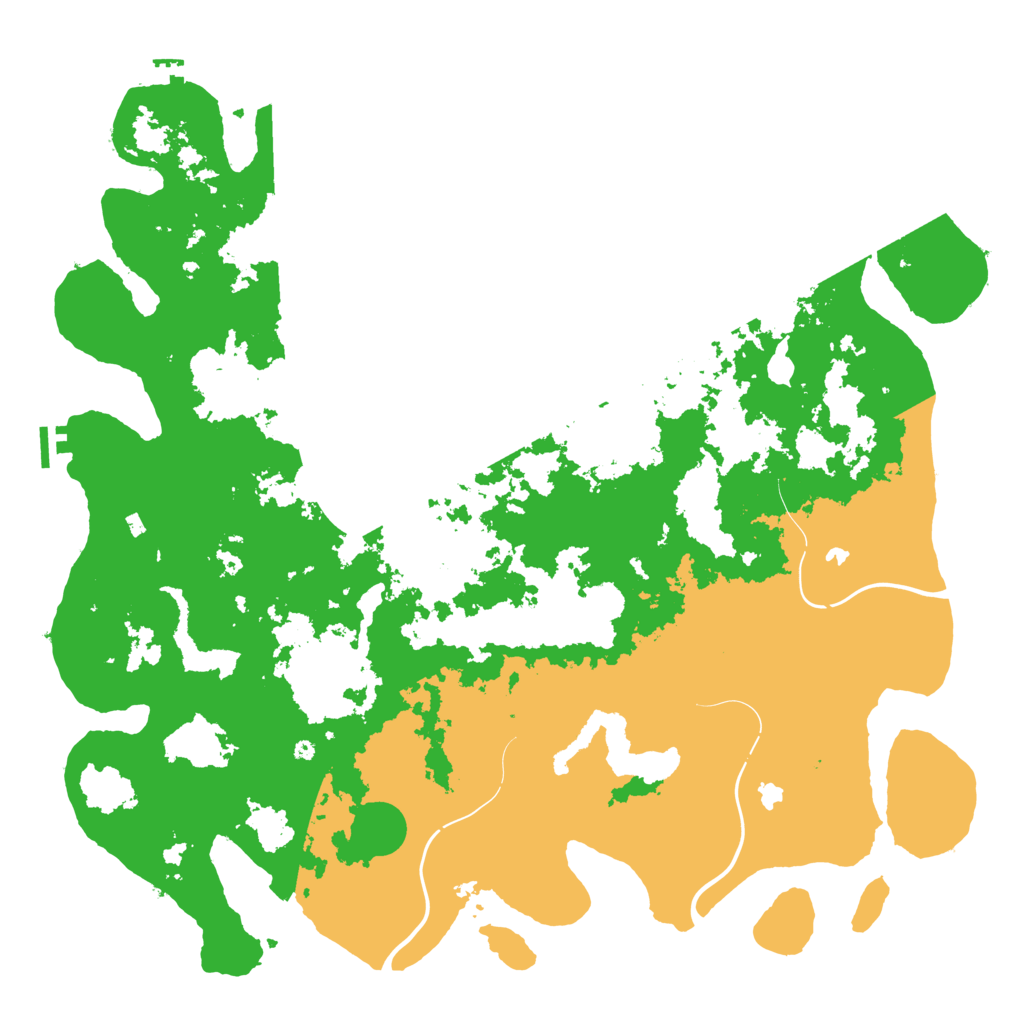Biome Rust Map: Procedural Map, Size: 5000, Seed: 1661680904