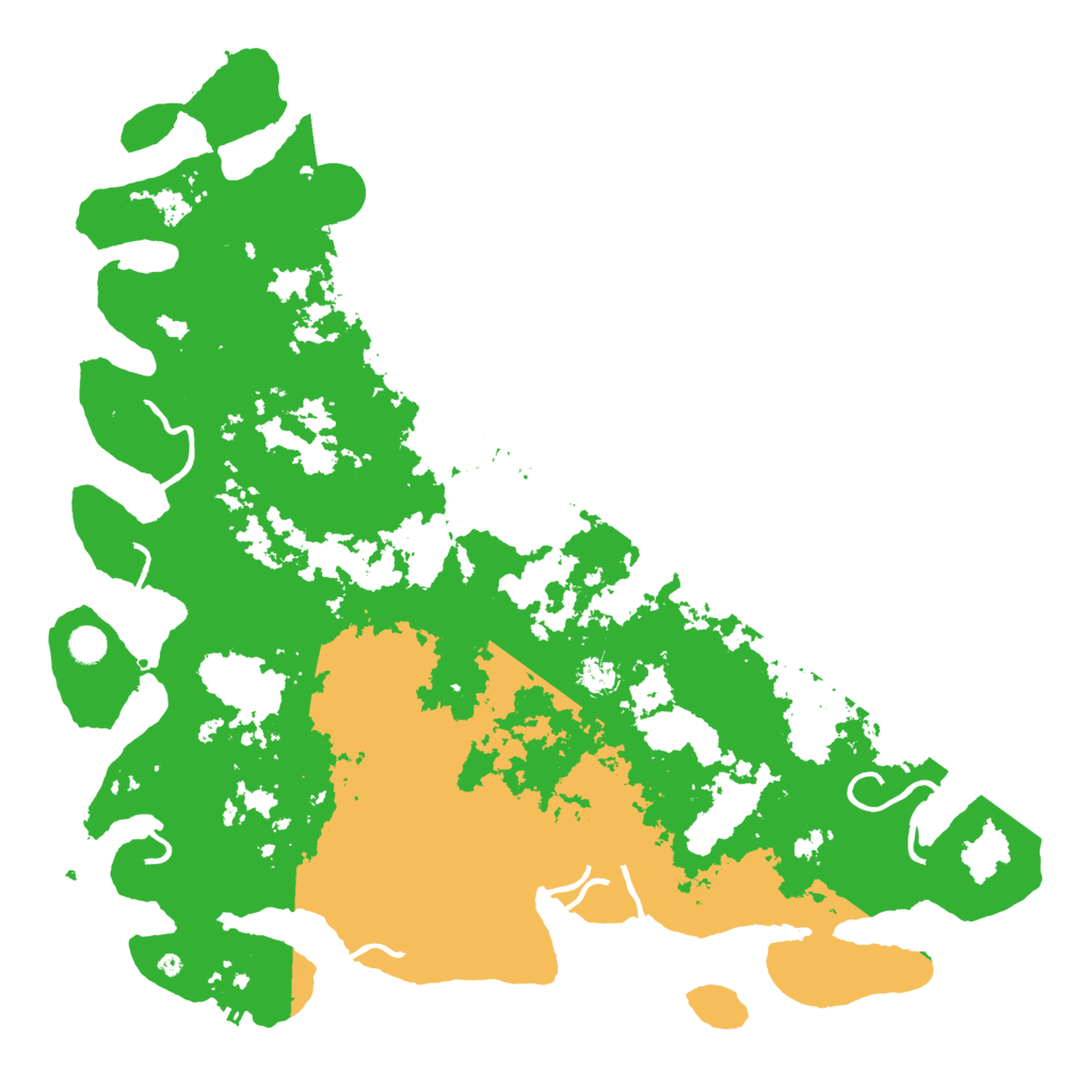 Biome Rust Map: Procedural Map, Size: 5000, Seed: 5492339