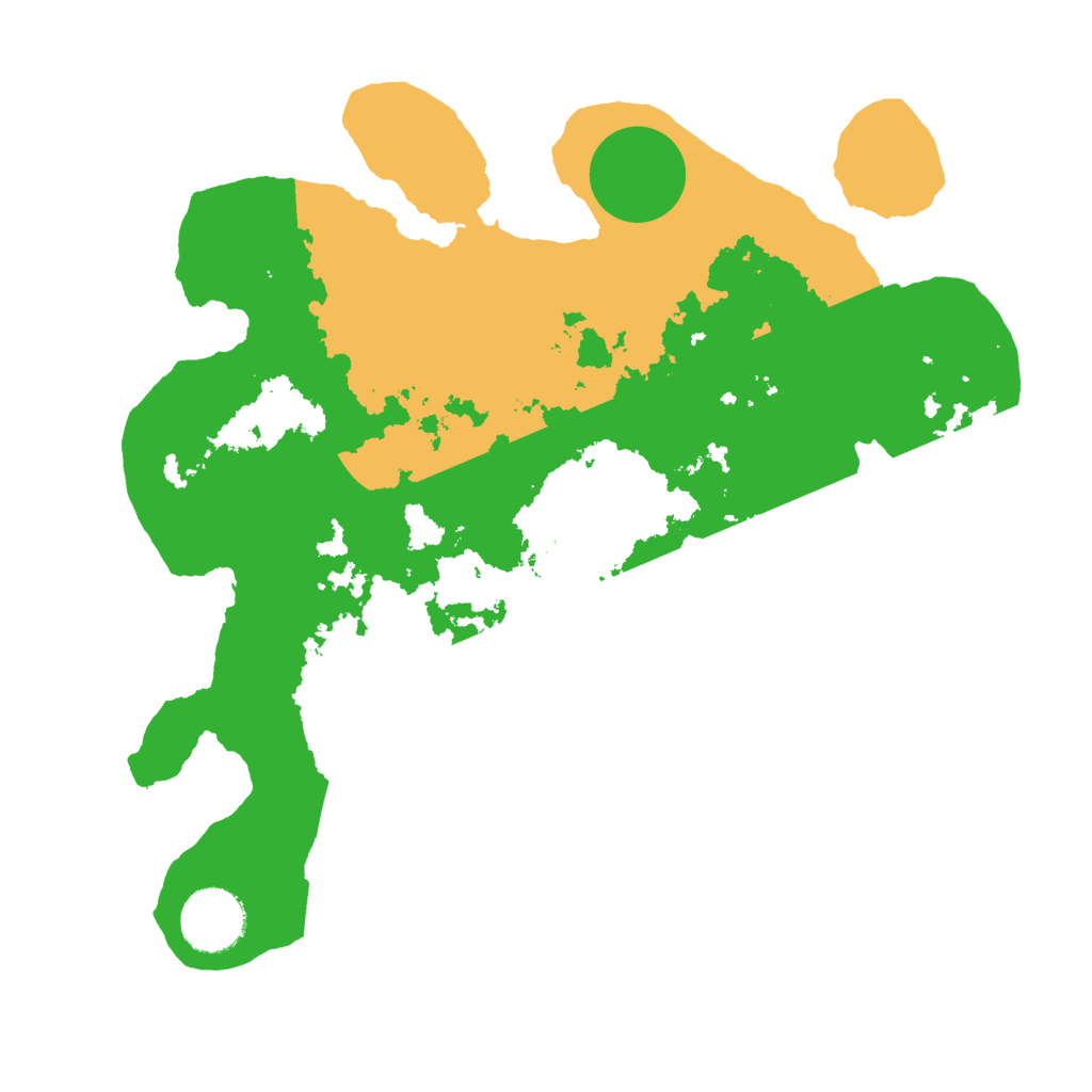 Biome Rust Map: Barren, Size: 3000, Seed: 742545