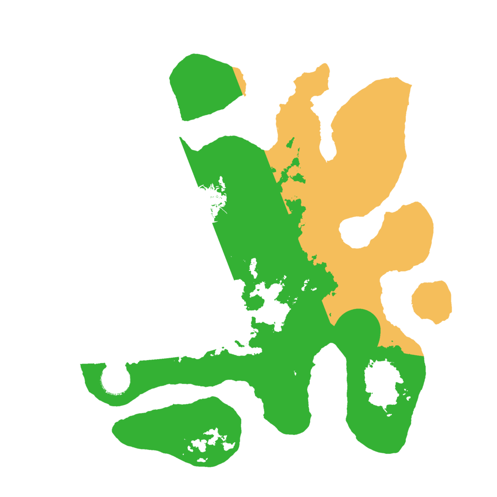 Biome Rust Map: Barren, Size: 3000, Seed: 385602