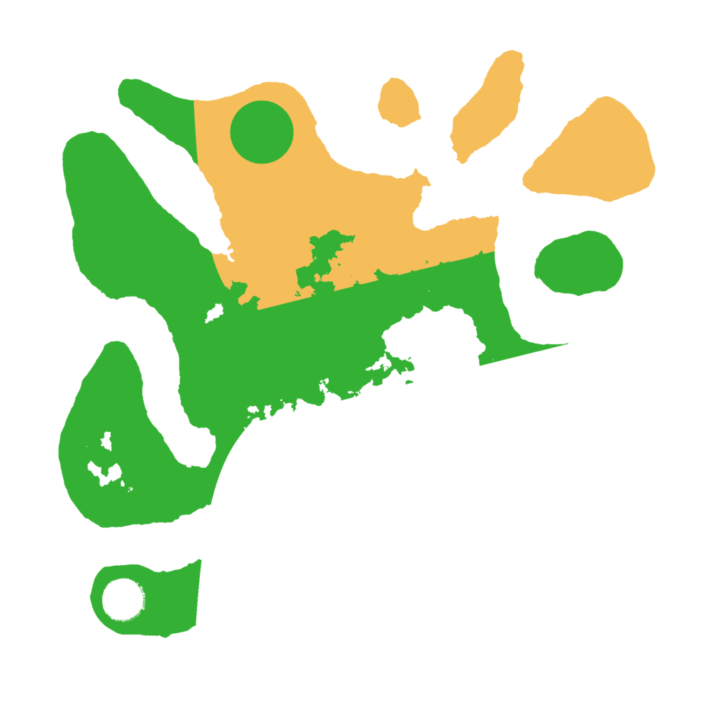 Biome Rust Map: Barren, Size: 3000, Seed: 641202