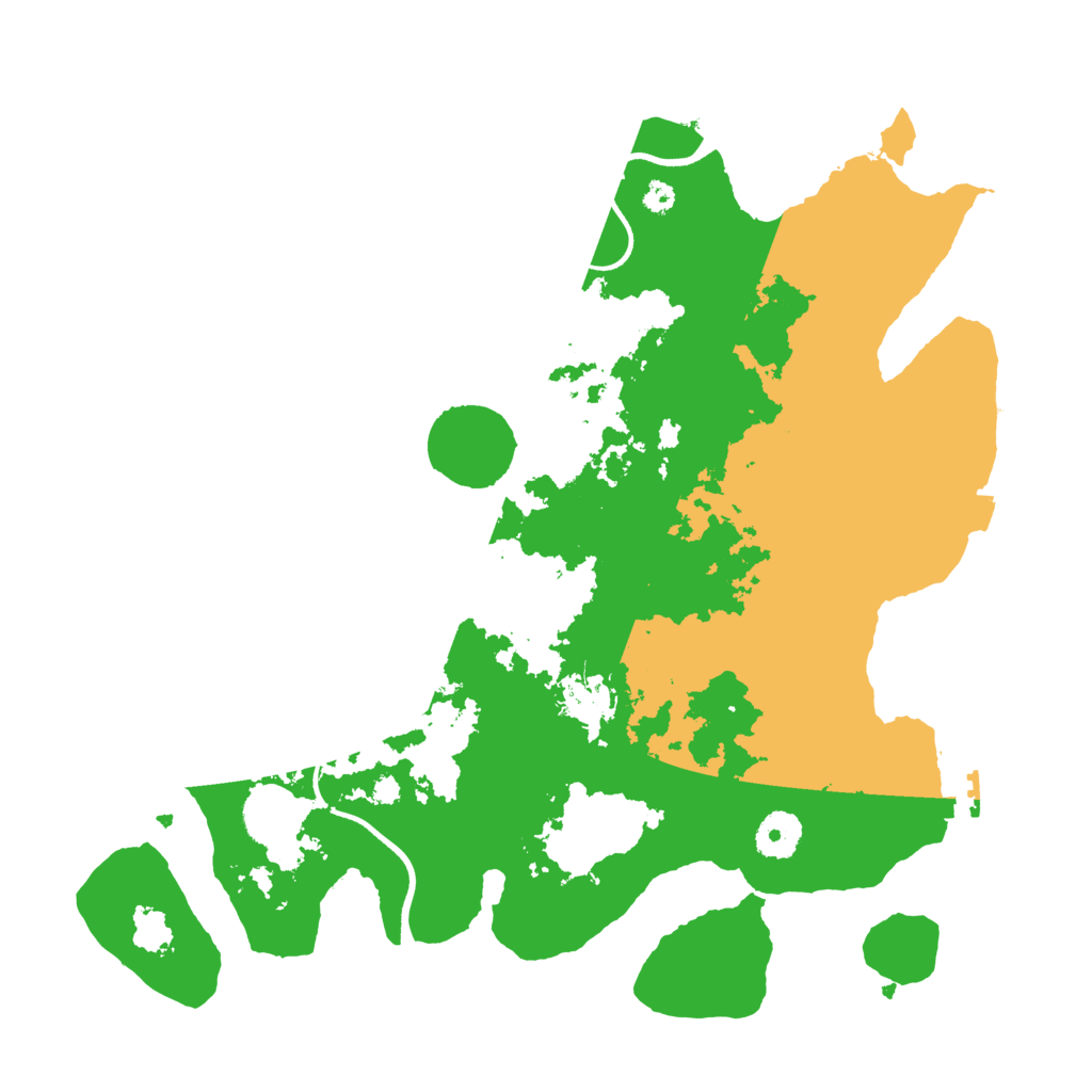 Biome Rust Map: Procedural Map, Size: 3550, Seed: 949820