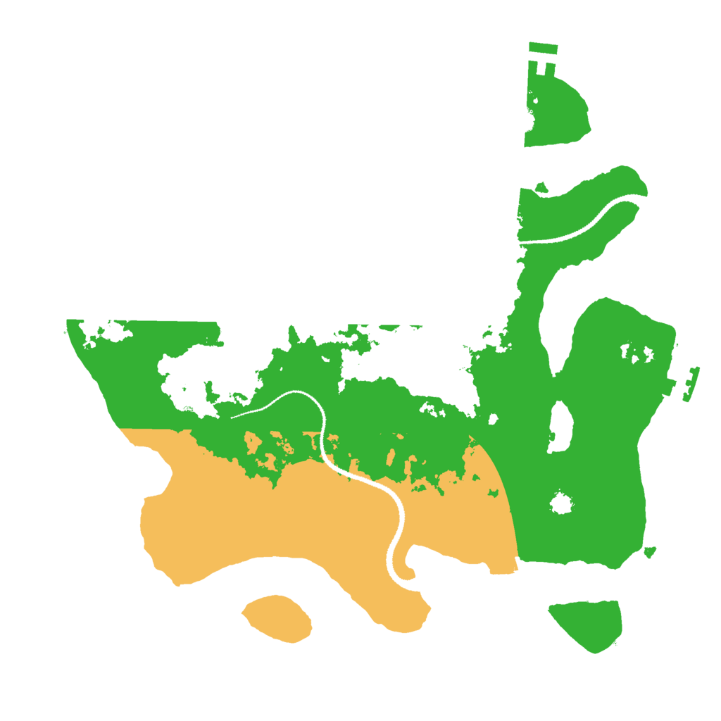 Biome Rust Map: Procedural Map, Size: 3000, Seed: 50002