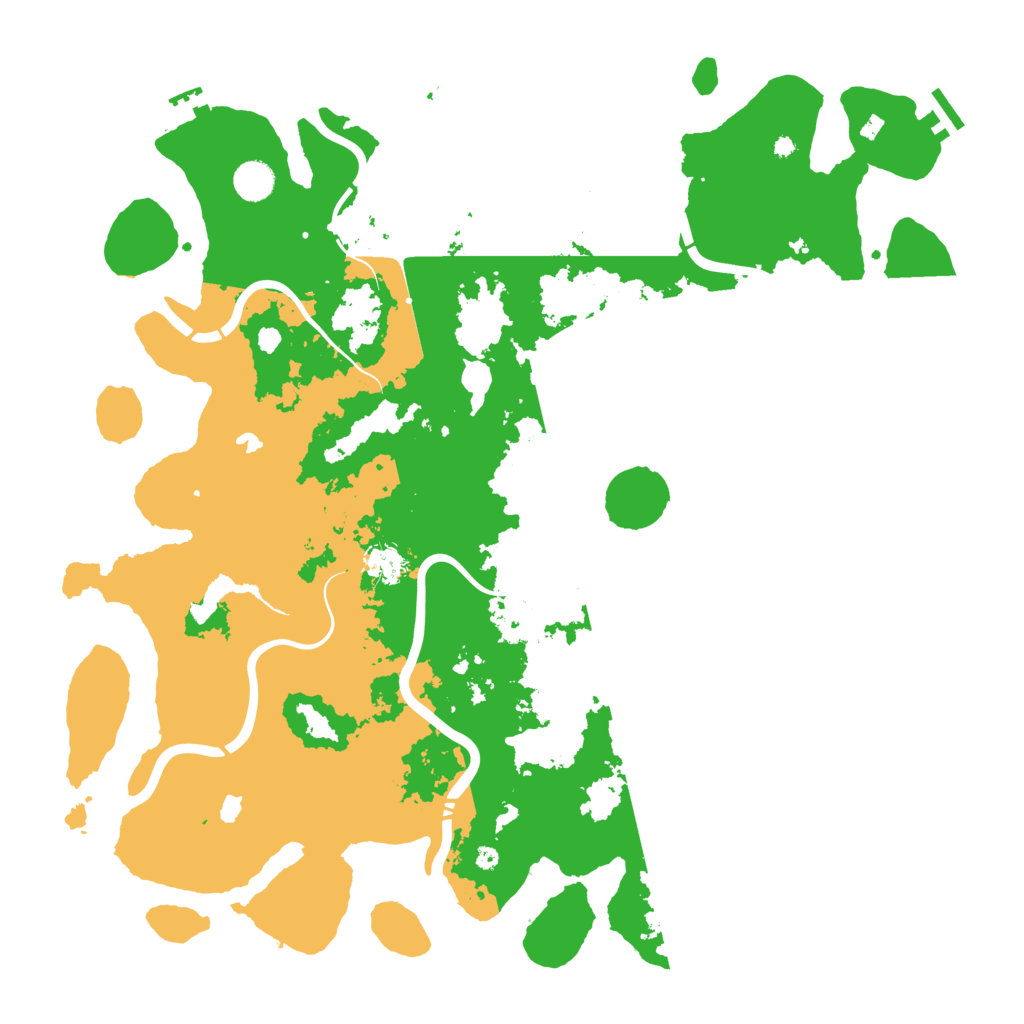 Biome Rust Map: Procedural Map, Size: 4500, Seed: 2137577849
