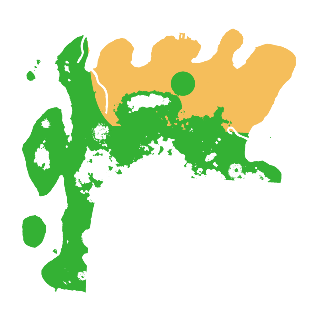 Biome Rust Map: Procedural Map, Size: 3500, Seed: 533436706