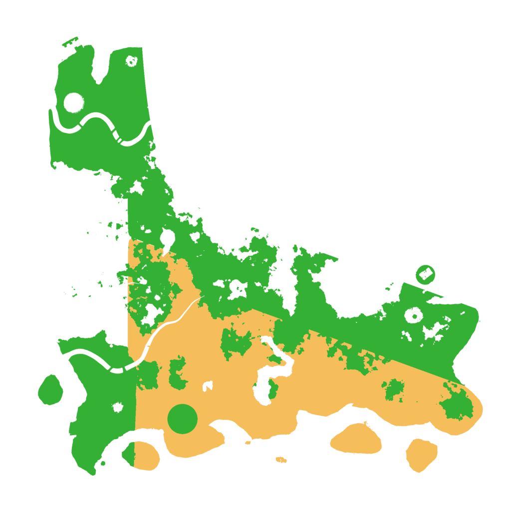 Biome Rust Map: Procedural Map, Size: 4500, Seed: 347950467