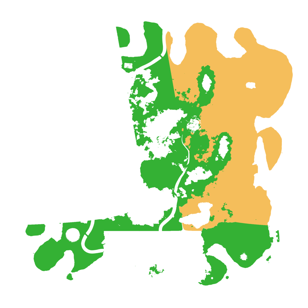 Biome Rust Map: Procedural Map, Size: 4000, Seed: 122089889