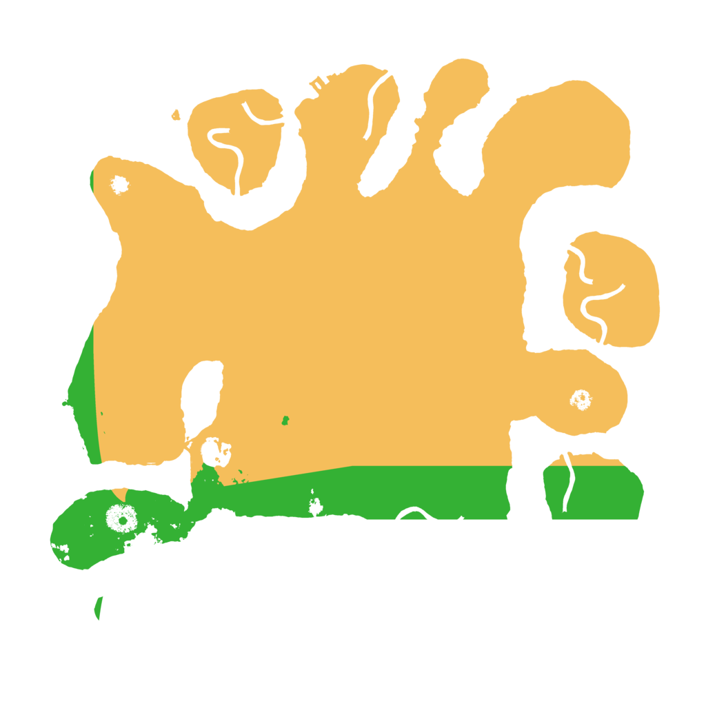 Biome Rust Map: Procedural Map, Size: 3500, Seed: 40029521