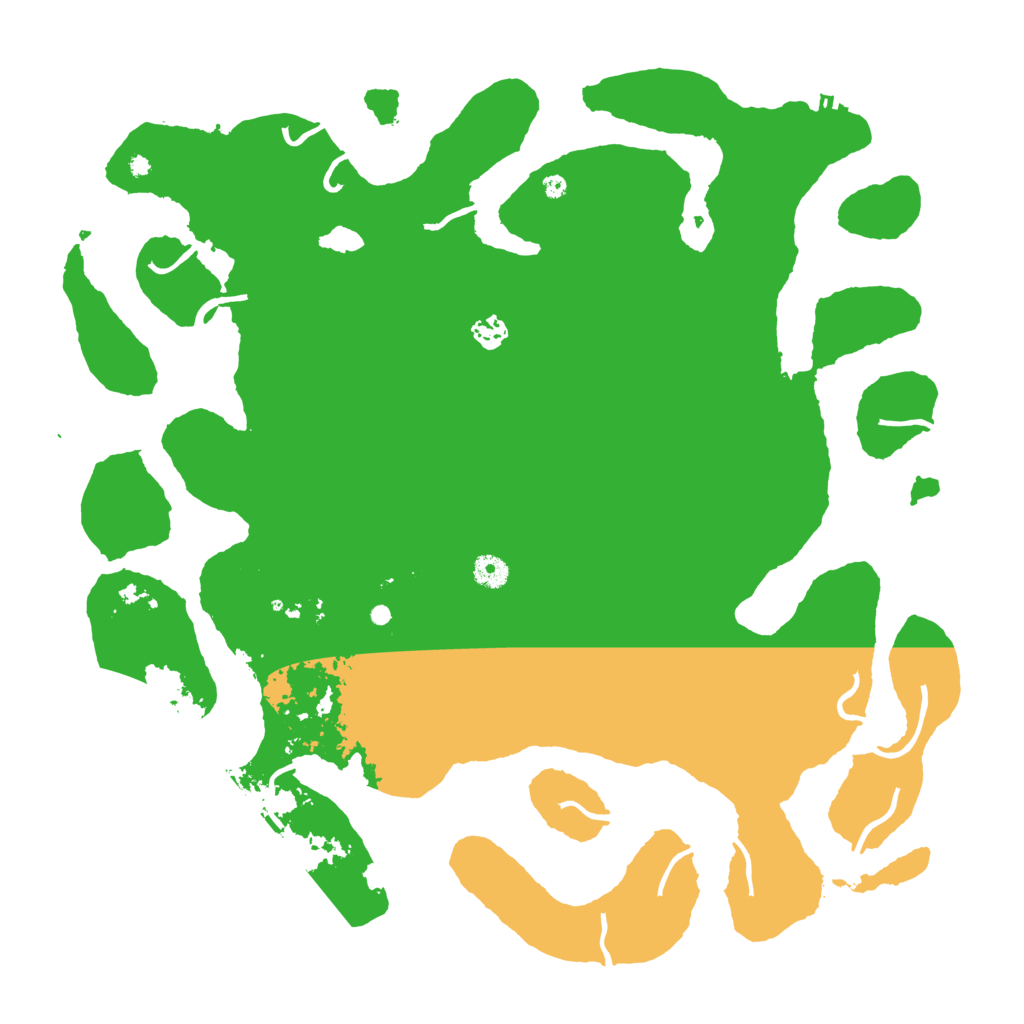 Biome Rust Map: Procedural Map, Size: 4500, Seed: 54321