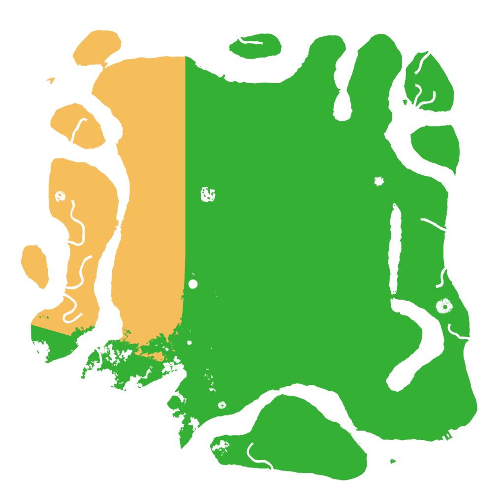 Biome Rust Map: Procedural Map, Size: 4870, Seed: 2147483647