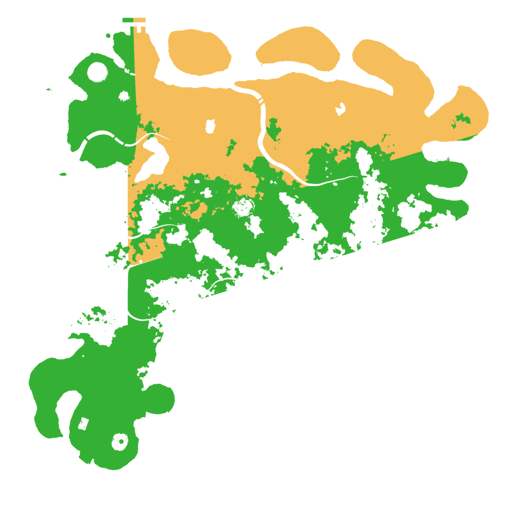 Biome Rust Map: Procedural Map, Size: 4500, Seed: 280