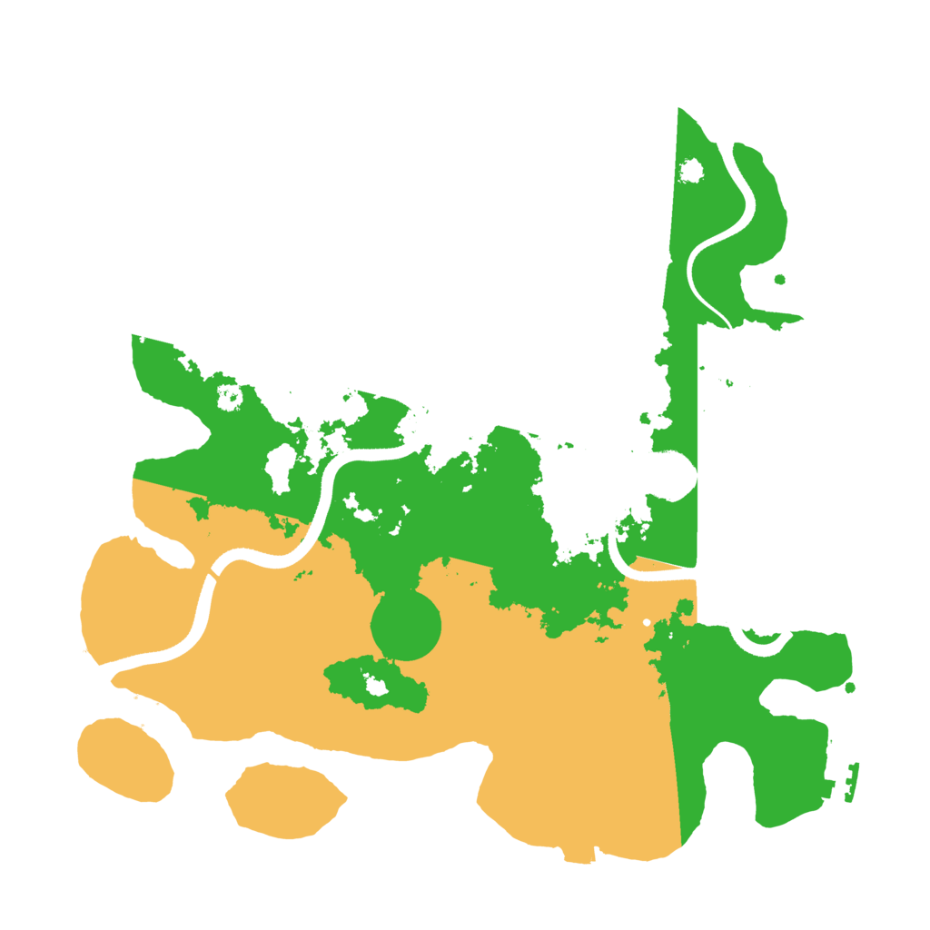 Biome Rust Map: Procedural Map, Size: 3500, Seed: 32651