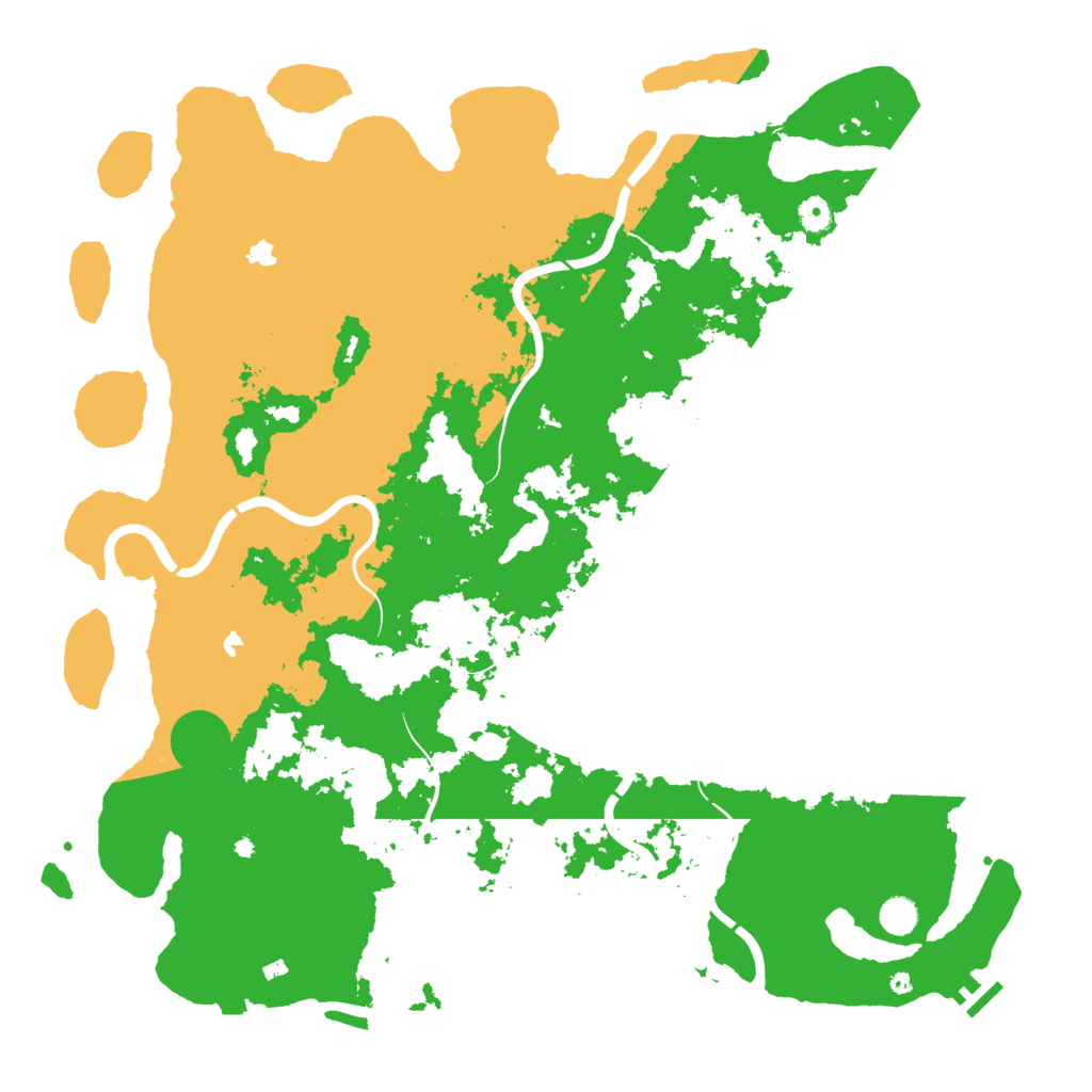 Biome Rust Map: Procedural Map, Size: 5000, Seed: 512