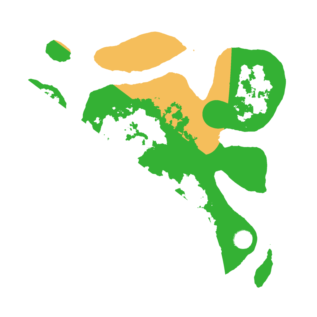 Biome Rust Map: Barren, Size: 3000, Seed: 579384