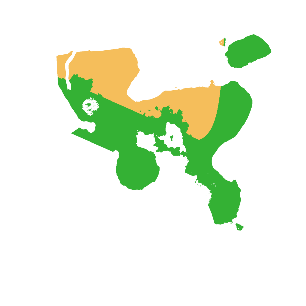 Biome Rust Map: Procedural Map, Size: 2000, Seed: 500