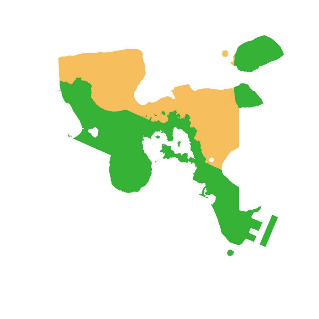 Biome Rust Map: Procedural Map, Size: 2000, Seed: 500
