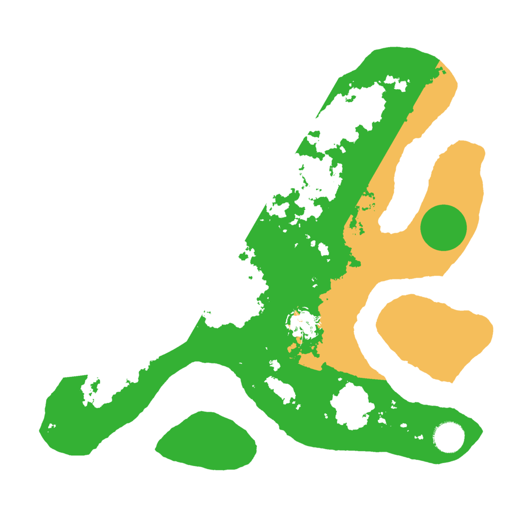 Biome Rust Map: Barren, Size: 3000, Seed: 530176