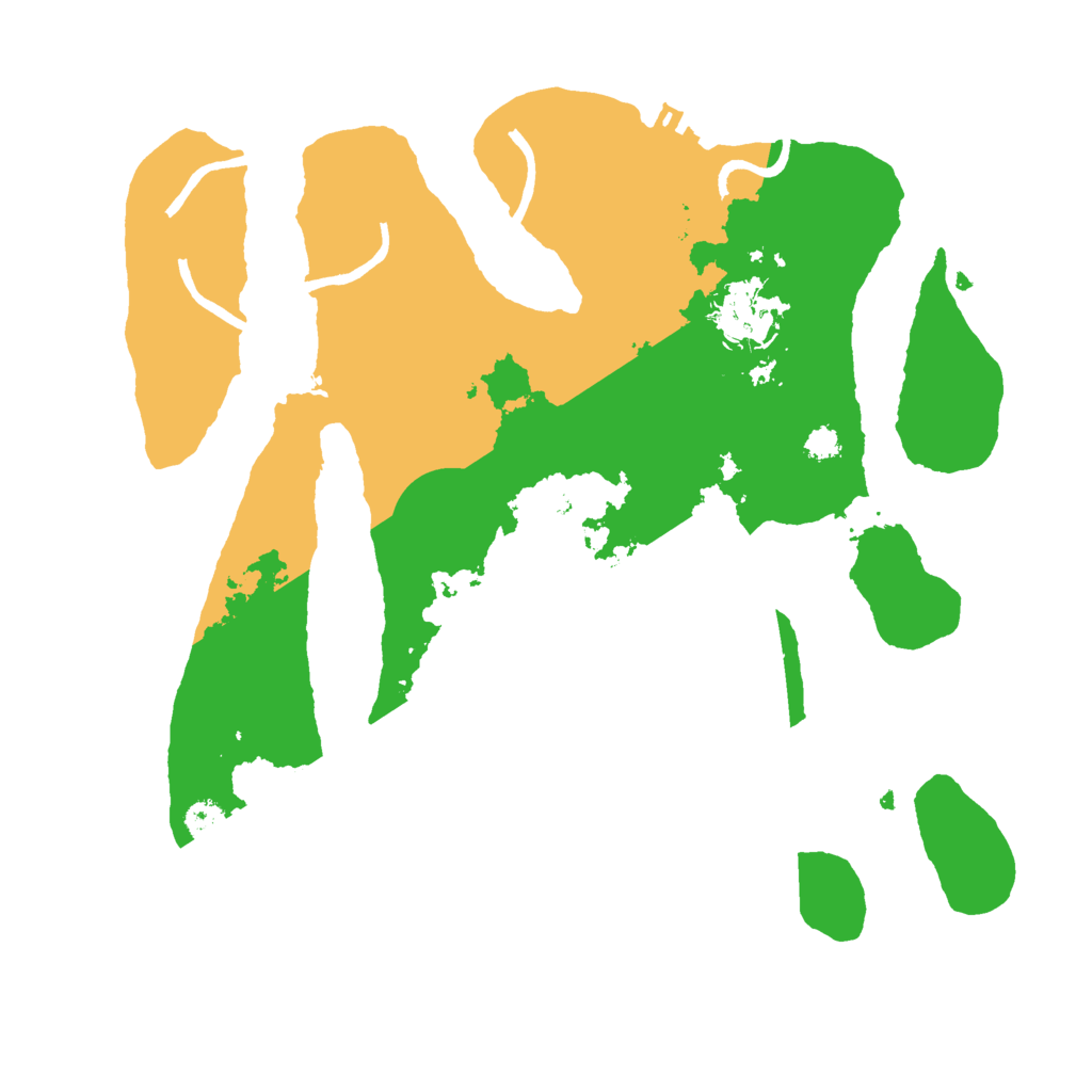 Biome Rust Map: Procedural Map, Size: 3000, Seed: 395