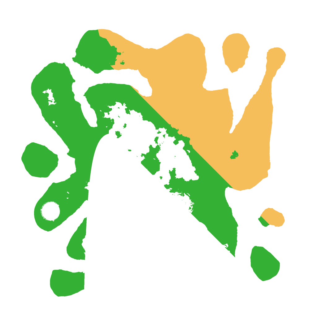 Biome Rust Map: Barren, Size: 3000, Seed: 652045