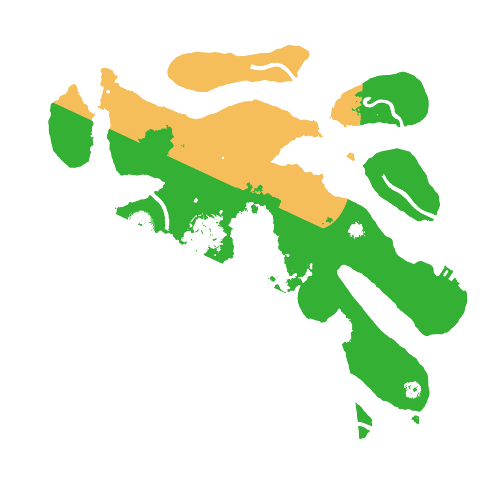 Biome Rust Map: Procedural Map, Size: 3000, Seed: 3438160