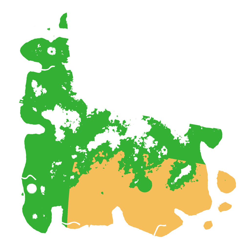 Biome Rust Map: Procedural Map, Size: 4500, Seed: 996378726