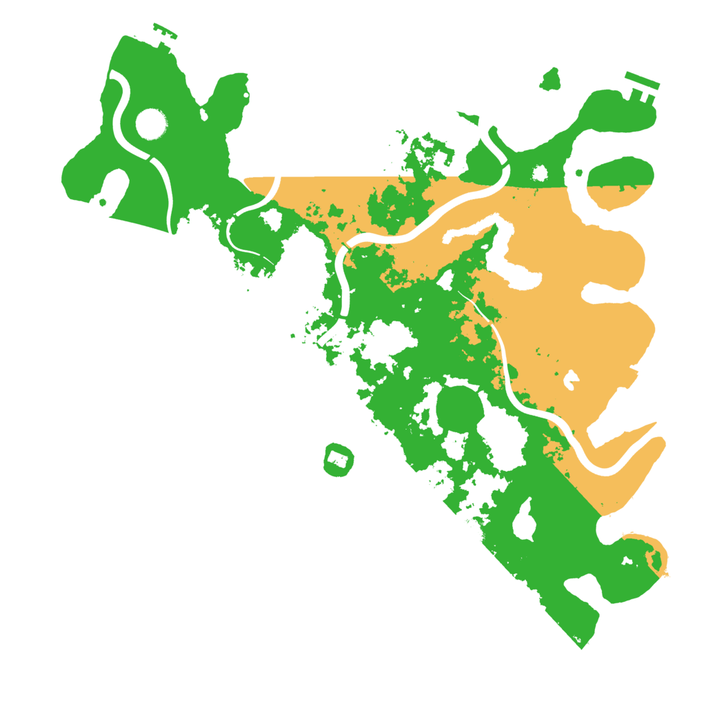 Biome Rust Map: Procedural Map, Size: 4000, Seed: 1366604
