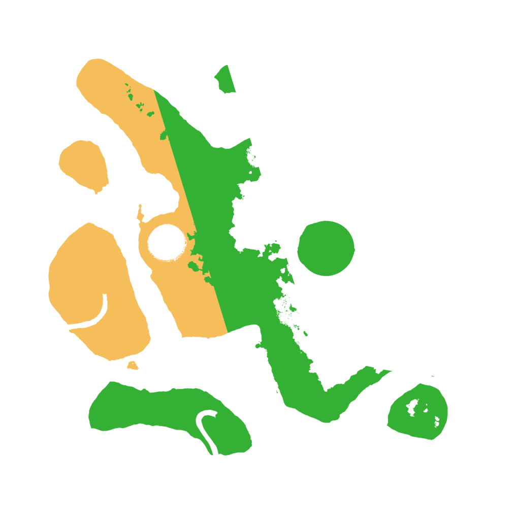 Biome Rust Map: Procedural Map, Size: 2500, Seed: 190405