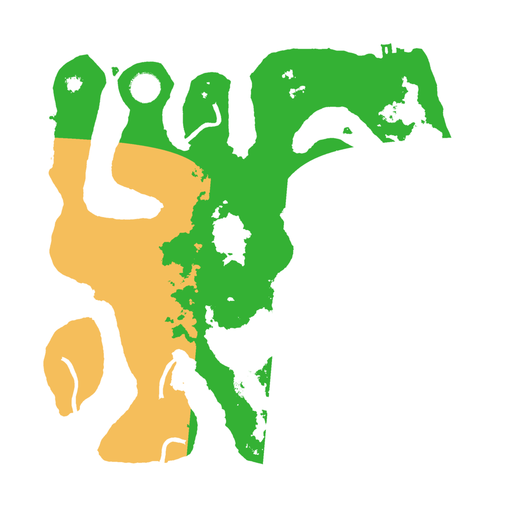 Biome Rust Map: Procedural Map, Size: 3000, Seed: 7583845