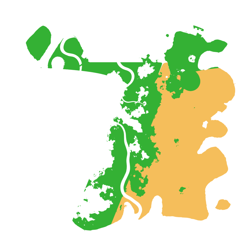 Biome Rust Map: Procedural Map, Size: 3400, Seed: 12345
