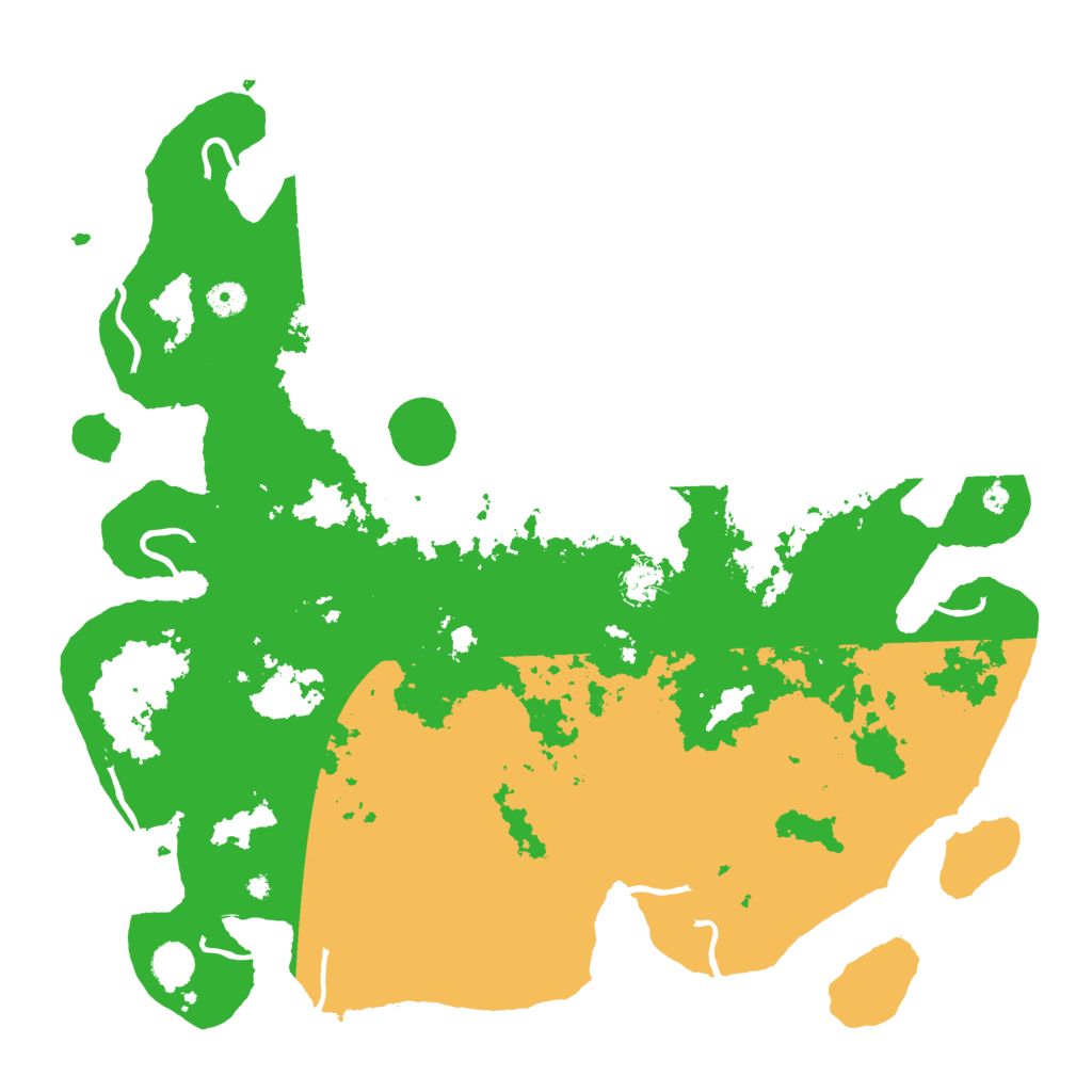 Biome Rust Map: Procedural Map, Size: 4500, Seed: 666969