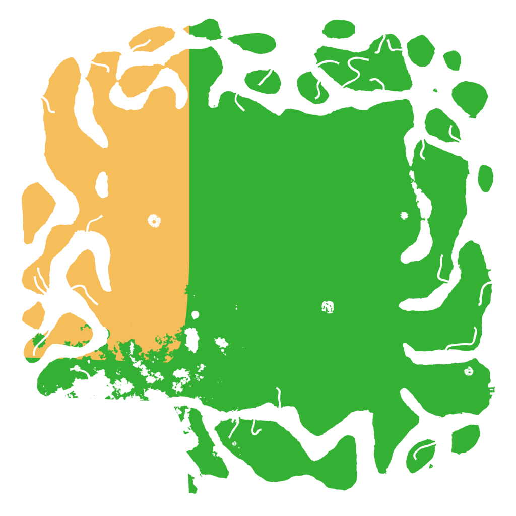 Biome Rust Map: Procedural Map, Size: 6000, Seed: 666420069