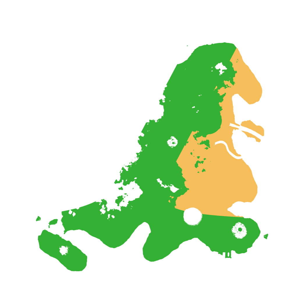 Biome Rust Map: Procedural Map, Size: 3000, Seed: 54546564