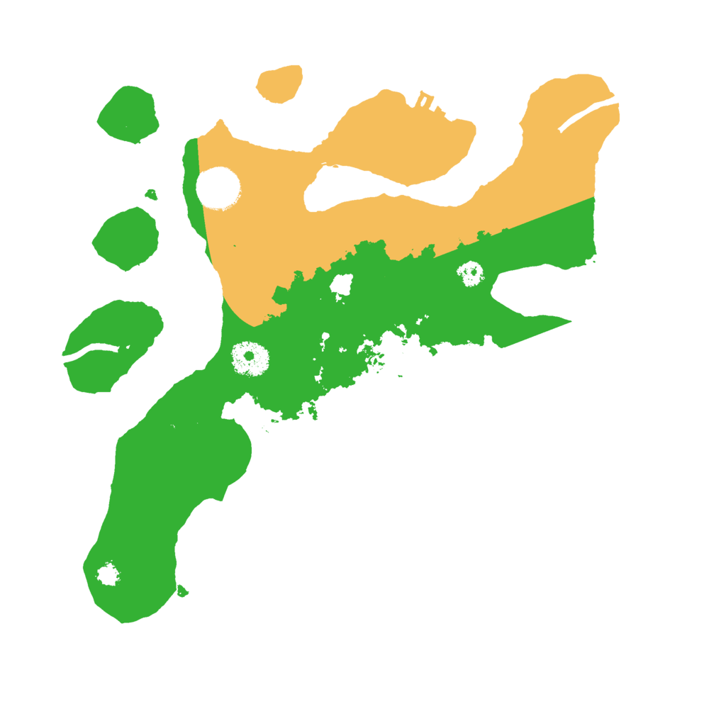 Biome Rust Map: Procedural Map, Size: 3000, Seed: 872432