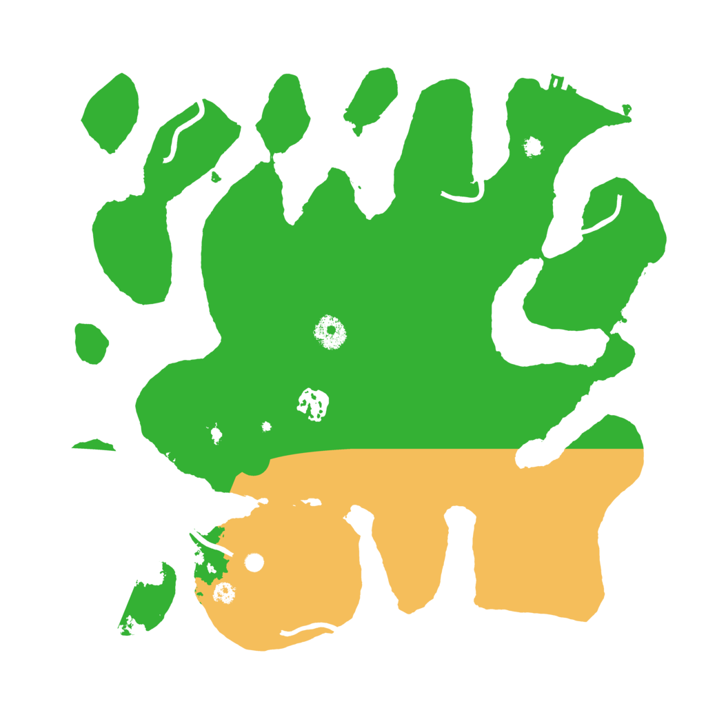 Biome Rust Map: Procedural Map, Size: 3300, Seed: 12345