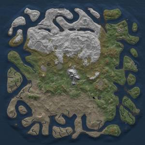 Thumbnail Rust Map: Procedural Map, Size: 6000, Seed: 238959714, 19 Monuments