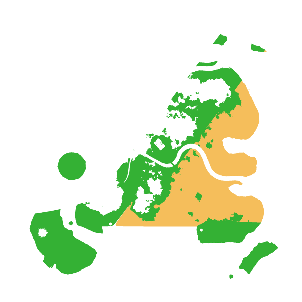 Biome Rust Map: Procedural Map, Size: 3000, Seed: 290434