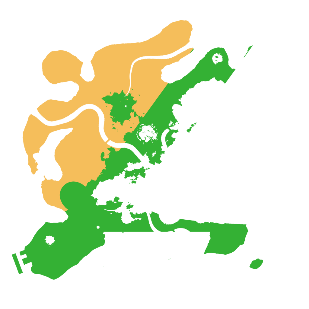 Biome Rust Map: Procedural Map, Size: 3000, Seed: 691126