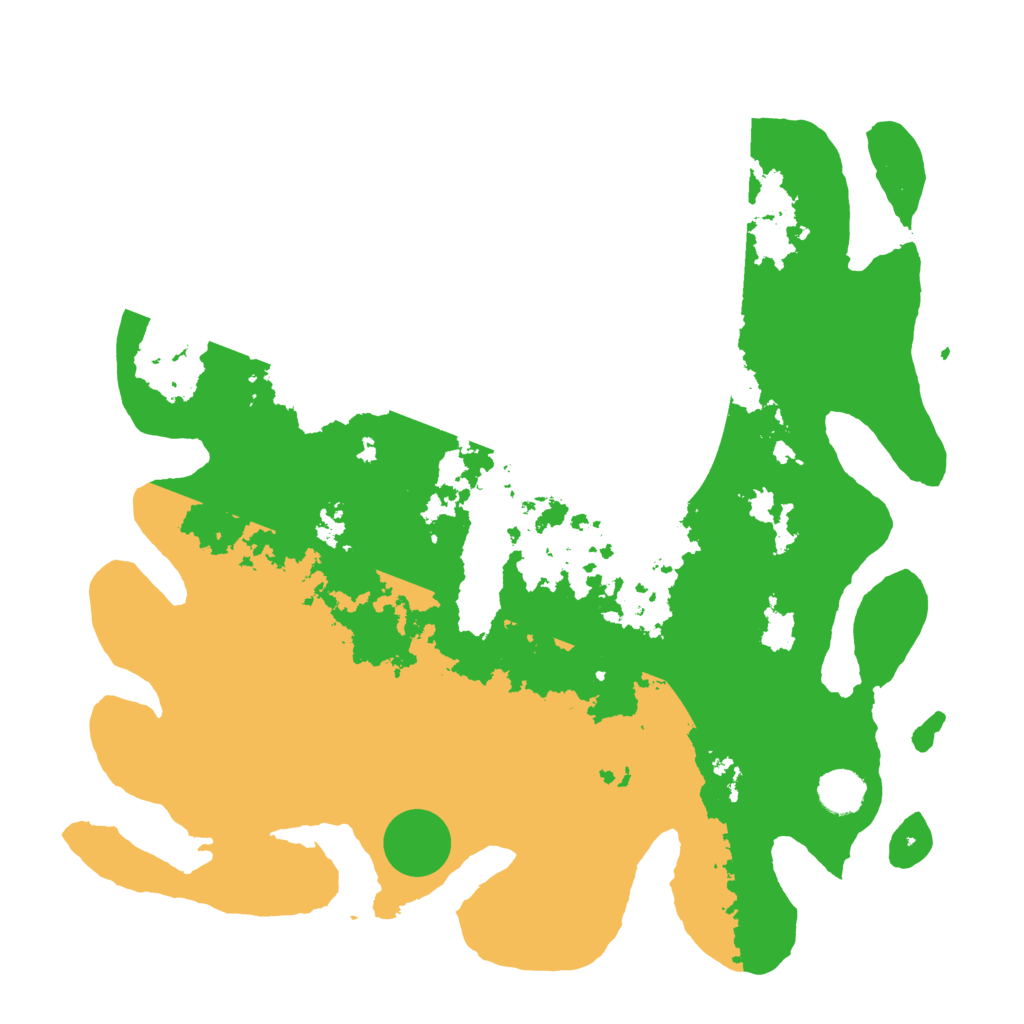 Biome Rust Map: Barren, Size: 4000, Seed: 1614247223