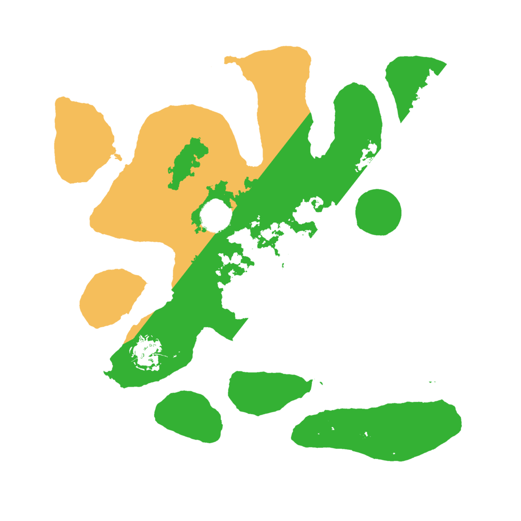 Biome Rust Map: Barren, Size: 3000, Seed: 884947