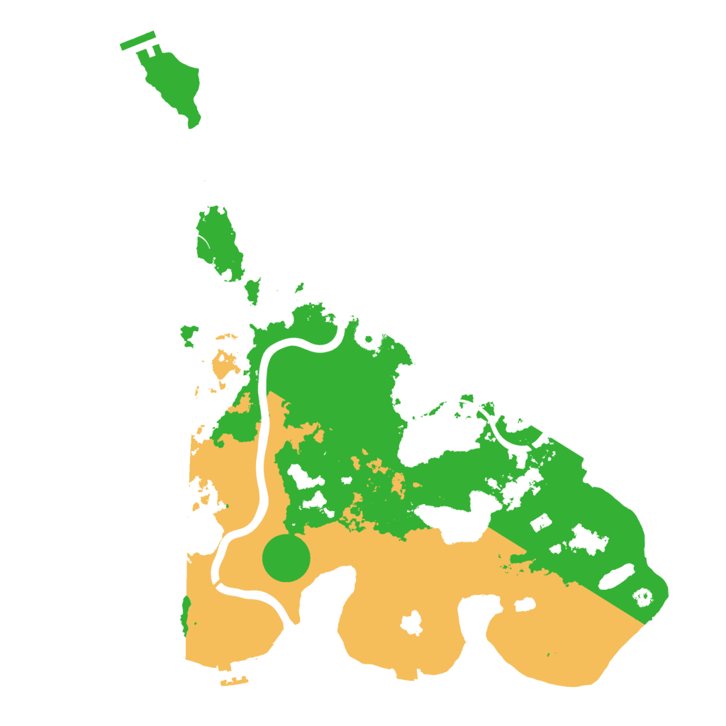 Biome Rust Map: Procedural Map, Size: 4000, Seed: 89773551