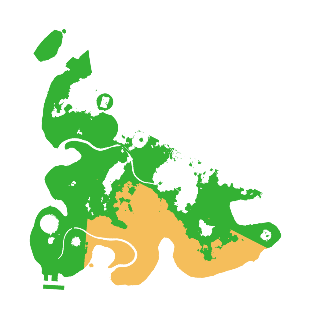 Biome Rust Map: Procedural Map, Size: 3000, Seed: 1876