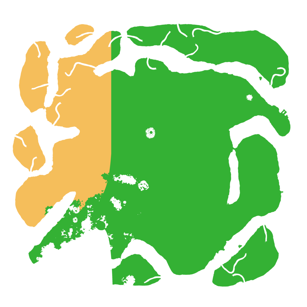 Biome Rust Map: Procedural Map, Size: 4500, Seed: 353760645