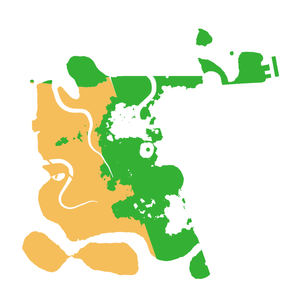 Biome Rust Map: Procedural Map, Size: 3000, Seed: 933766858
