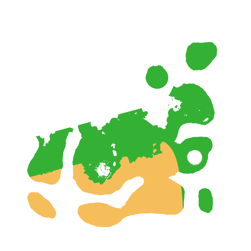 Biome Rust Map: Barren, Size: 3000, Seed: 461687