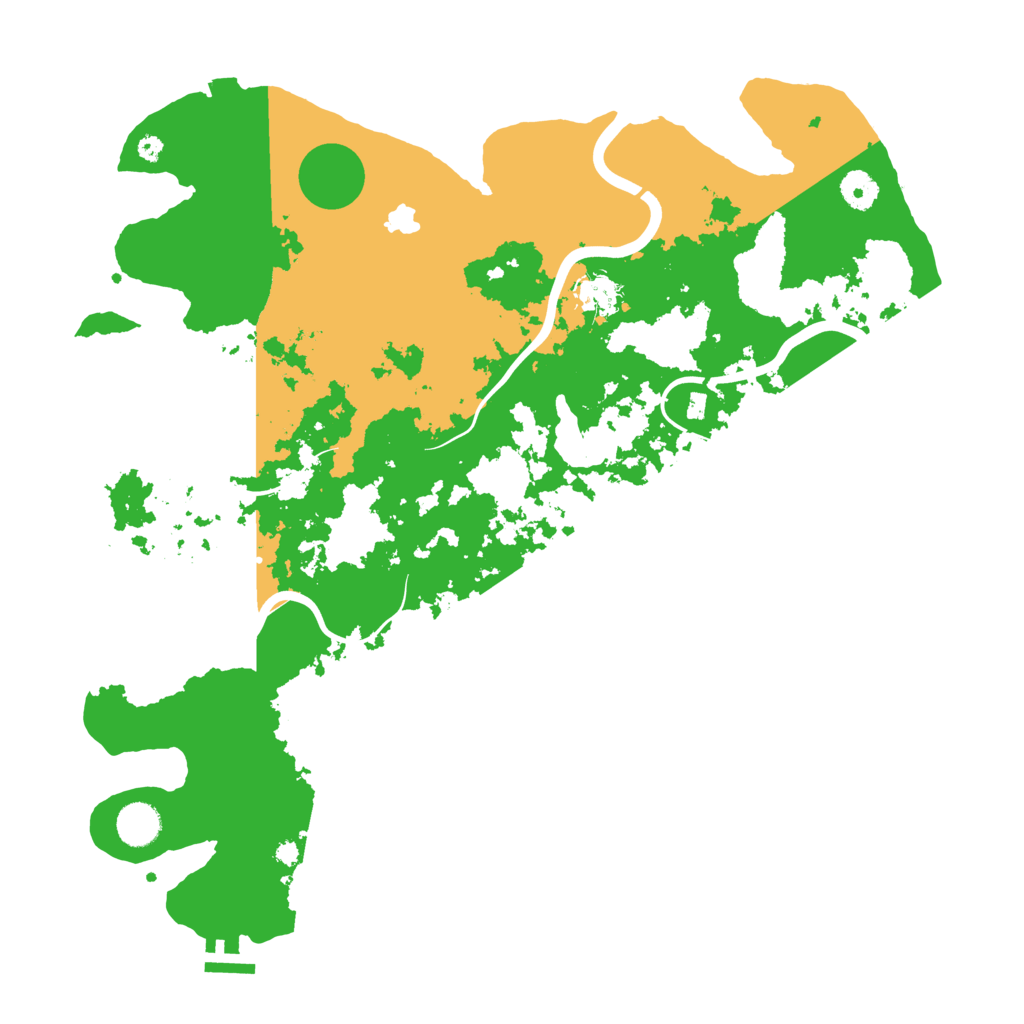 Biome Rust Map: Procedural Map, Size: 4100, Seed: 604112021