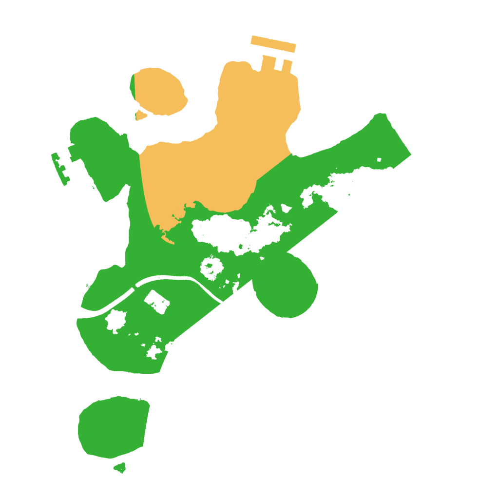 Biome Rust Map: Procedural Map, Size: 2250, Seed: 3958